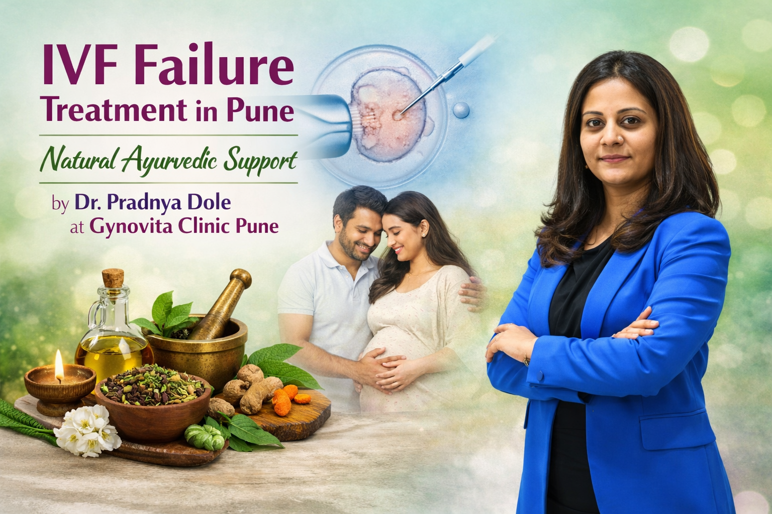 IVF Failure Treatment in Pune – Natural Ayurvedic Support by Dr. Pradnya Dole at Gynovita Clinic Pune