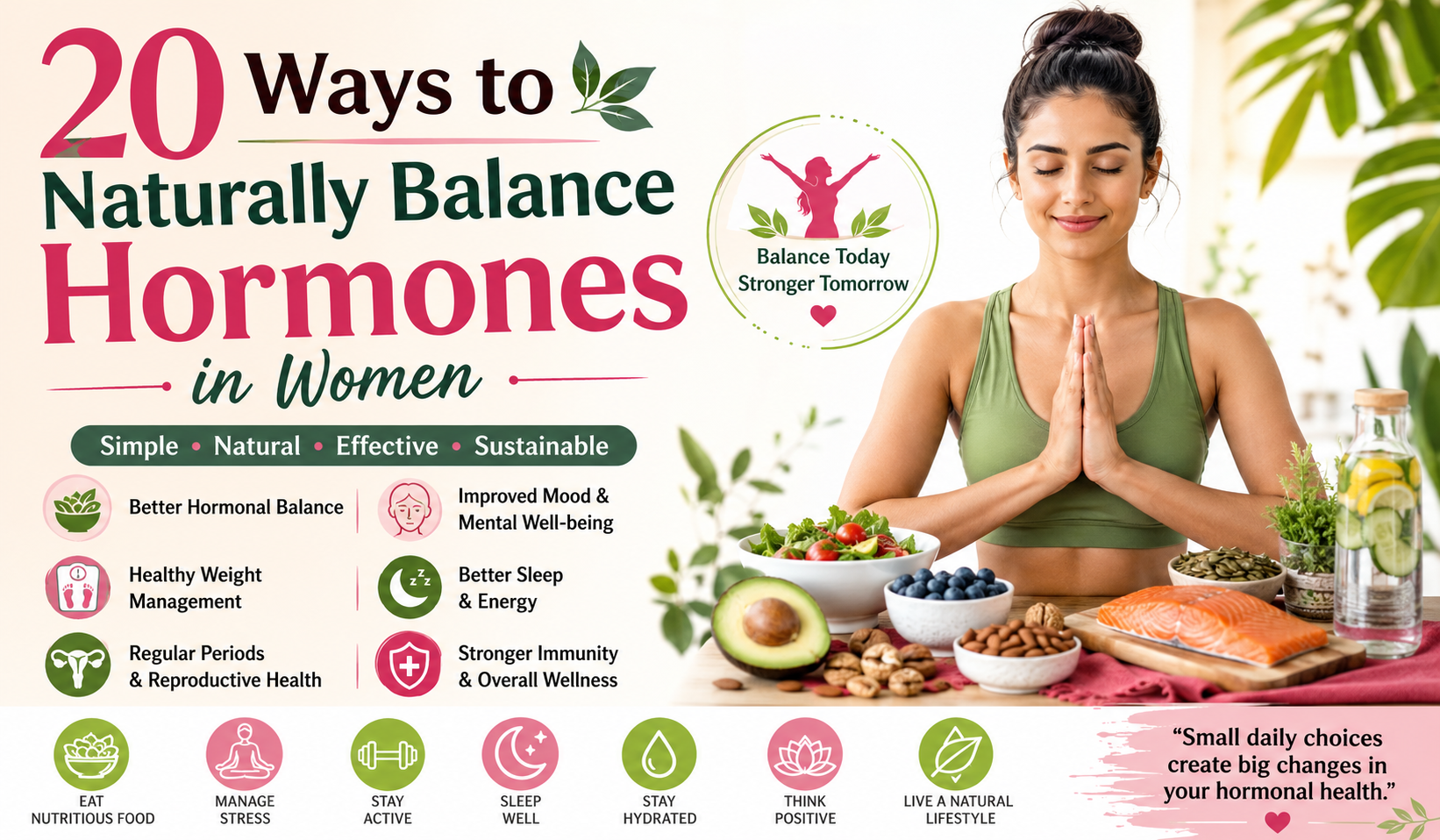 20 Ways to Naturally Balance Hormones In Women